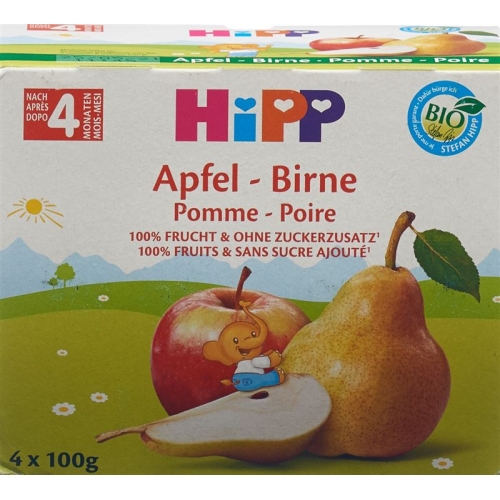 Hipp Fruchtpause Apfel Birne (neu) 4x 100g buy online