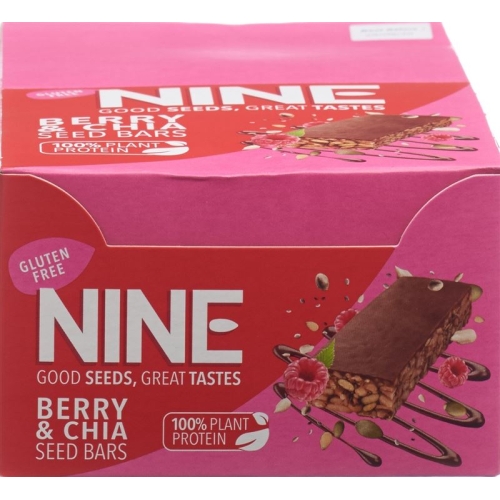 Nine Riegel Berry Chia 20x 40g buy online