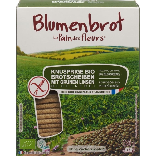 Blumenbrot Knusprige Schnitten Grüne Linsen 150g buy online