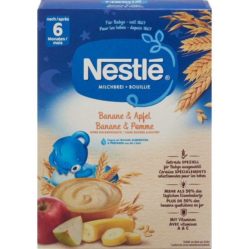 Nestle Baby Cereals Pyjama Banane Apfel 6m 480g buy online