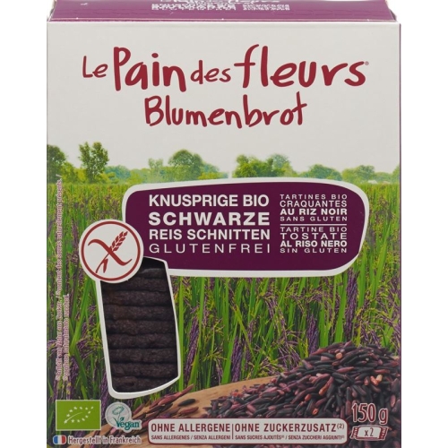 Blumenbrot Knusprige Schnitten Schwarz Reis 150g buy online