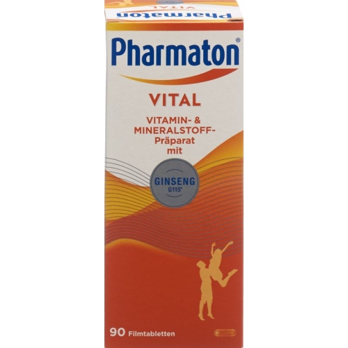 Pharmaton Vital Filmtabletten Glasflasche 90 Stück buy online