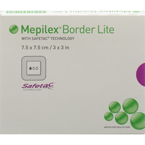 Mepilex Border Lite Silicone Foam Dressing 7.5x7.5cm 5 pcs buy online