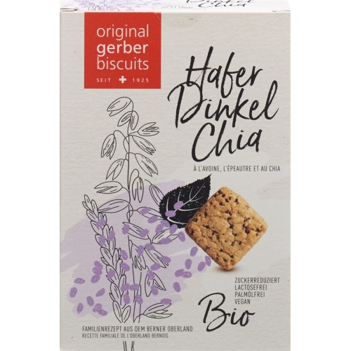 Gerber Hafer Dinkel Biscuits Chia Bio 2x 80g buy online