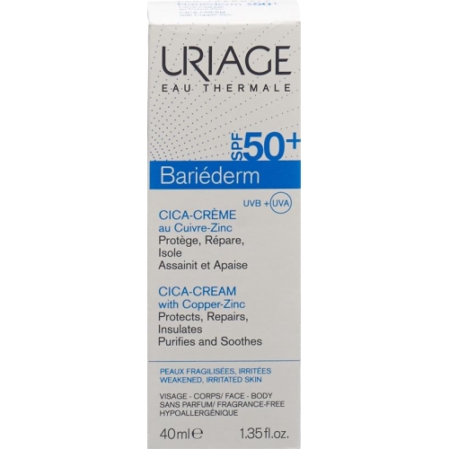 Uriage Bariederm Cica-Creme LSF 50 Tube 40ml buy online