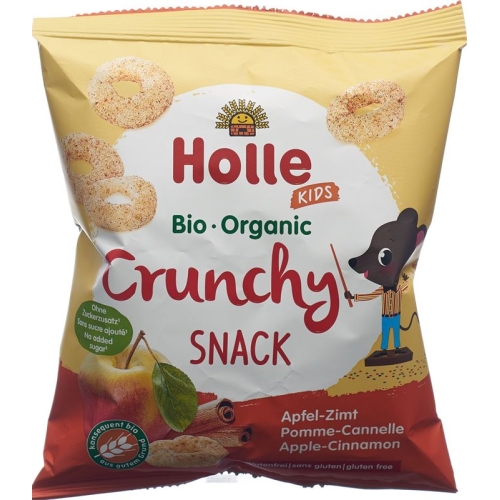 Holle Bio-Crunchy Snack Apfel Zimt (neu) 25g buy online