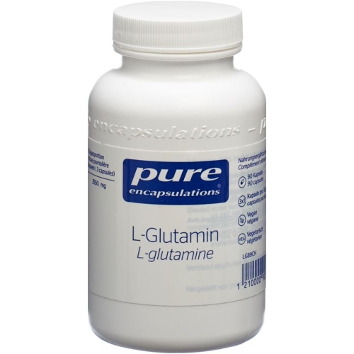 Pure L-glutamin Kapseln 850mg Neu Dose 90 Stück buy online