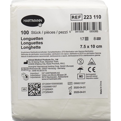 IVF Longuetten T17 7.5x10cm 8-fach 100 Stück buy online