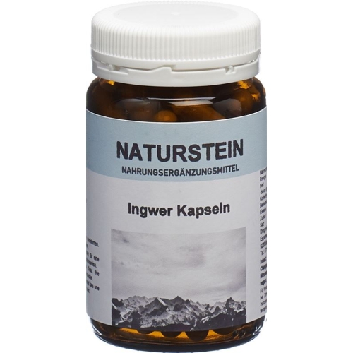 Naturstein Ingwer Kapseln Glasflasche 100 Stück buy online