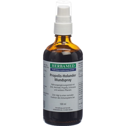 Herbamed Porpolis-Holunder Mundspray 100ml buy online