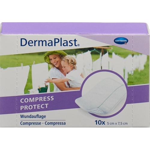 Dermaplast Compress Protect 5x7.5cm 10 Pieces buy online