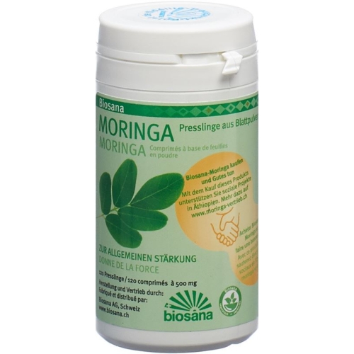 Biosana Moringa Blattpulver Spez Tabletten 120 Stück buy online