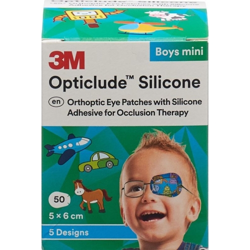 3M Opticlude Sil Augenv 5x6cm Mini Boys (n) 50 Stück buy online