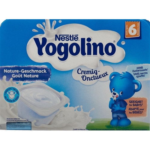 Nestle Yogolino Cremig Natur 6m 6x 60g buy online