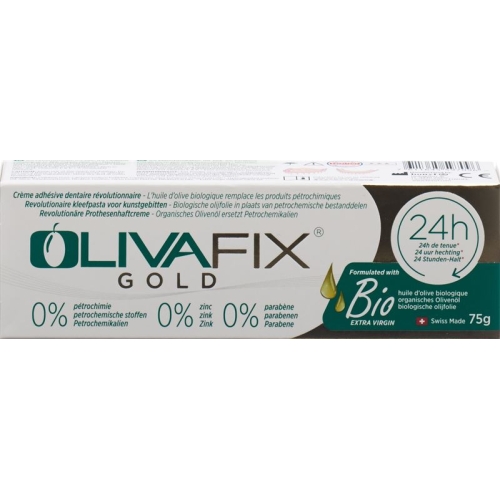 Olivafix Gold Zahnprothesenhaftcreme Tube 75g buy online