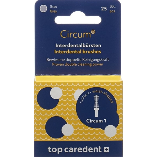 Top Caredent Circum 1 Int Bürsten Grau 25 Stück buy online