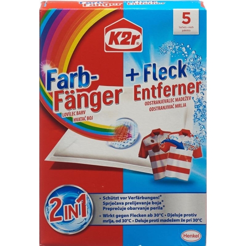 K2r Farbfaenger+fleckenentferner 2in1 Tuecher 5 Stück buy online