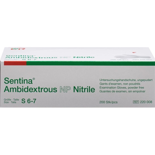 Sentina Ambidextrous S 6-7 Nitrile Puderfrei 200 Stück buy online