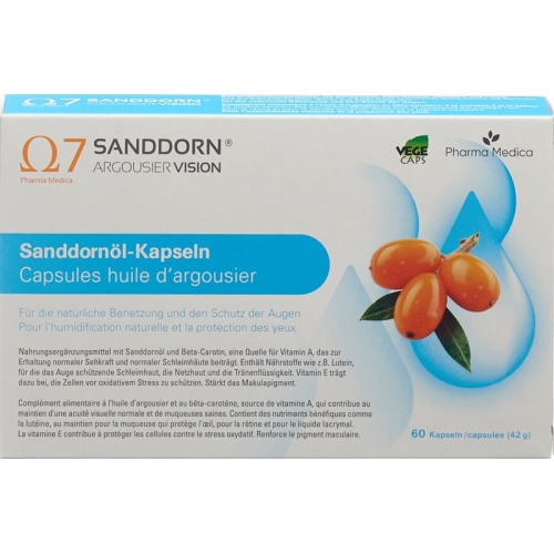 Sanddorn Argousier Vision Sea Buckthorn Oil Capsules 60 Caps buy online