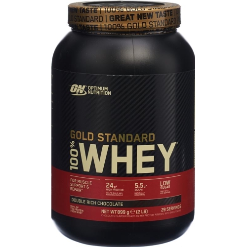 Optimum 100% Whey Gold Std Choco Dbl Ri 2lb 900g buy online