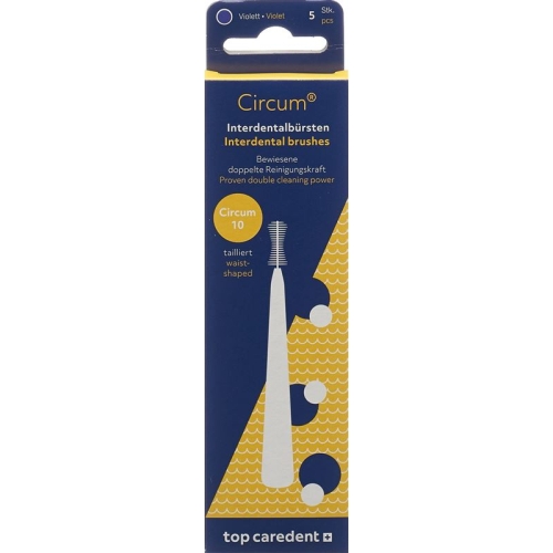 Top Caredent Circum 10 Int Bürsten Violett 5 Stück buy online