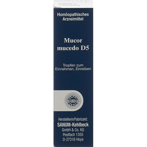 Sanum Mucor Mucedo Tropfen D 5 Flasche 10ml buy online