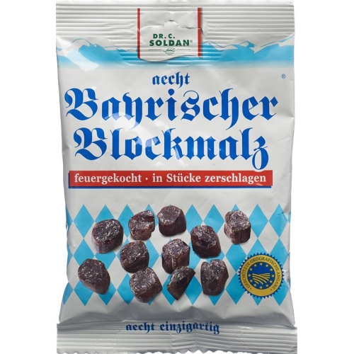 Soldan Aecht Bayrischer Blockmalz Beutel 100g buy online