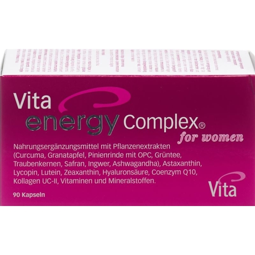 Vita Energy Complex For Women Kapseln Glas 90 Stück buy online