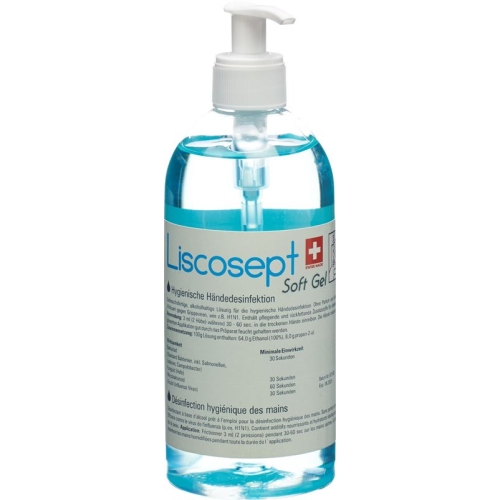 Liscosept Soft Gel Händedesinfekt Dosierpum 500 M buy online