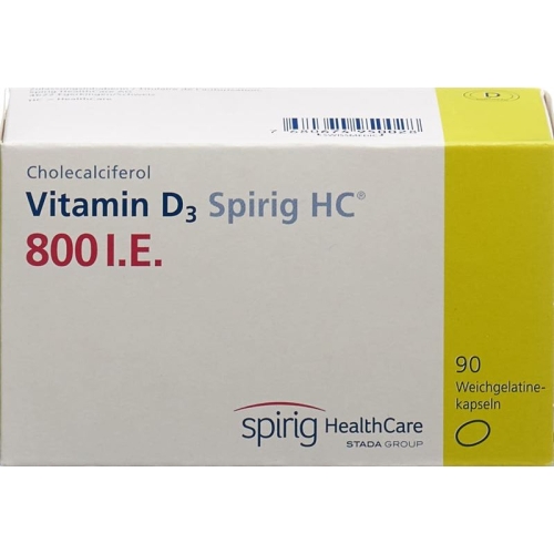 Vitamin D3 Spirig HC Kapseln 800 Ie 90 Stück buy online