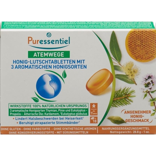 Puressentiel Lozenges 3 honeys 18 pieces buy online