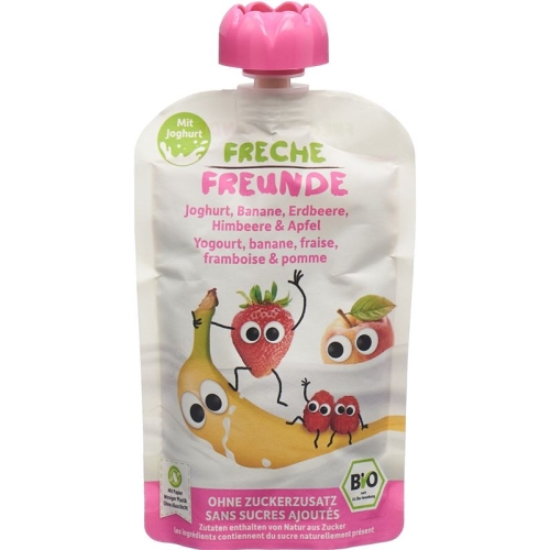 Freche Freunde Quetschmus Jogh Erdbeer&himb 100g buy online