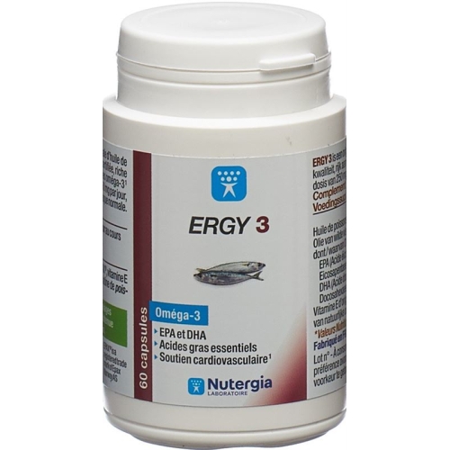 Nutergia Ergy 3 Kapseln Dose 60 Stück buy online