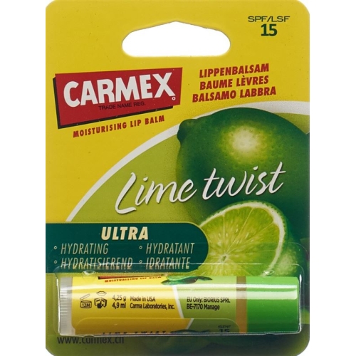 Carmex Lippenbalsam Lime SPF 15 Stick 4.25g buy online