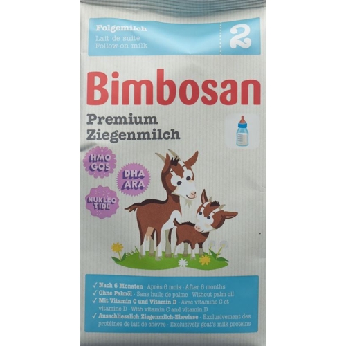 Bimbosan Premium Ziegenmilch 2 Refill Beutel 400g buy online