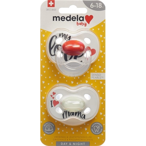 Medela Baby Dummy Day & Night 6-18 2 pieces buy online