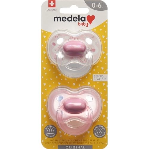 Medela Baby Dummy Original 0-6 Girl 2 pieces buy online