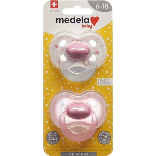 Medela Baby Dummy Original 6-18 Girl 2 pieces buy online