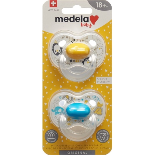 Medela Baby Dummy Original 18+ Unisex 2 pieces buy online