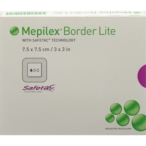 Mepilex (pi-aps) Bor Lit Silikon 7.5x7.5cm 5 Stück buy online