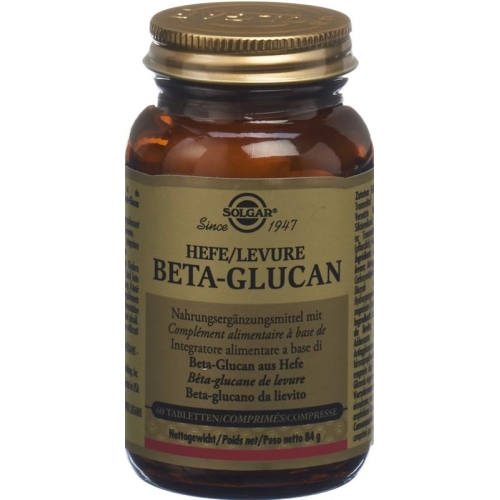 Solgar Hefe Beta-Glucan Tabletten (neu) Dose 60 Stück buy online