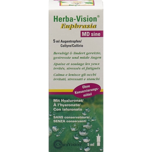 Herba Vision Euphrasia Md Sine Augentropfen 5ml buy online