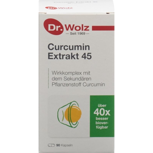 Dr. Wolz Curcumin Extrakt 45 Kapseln 90 Stück buy online