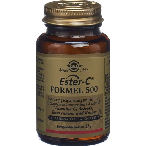 Solgar Ester-c Formel 500 Kapseln Flasche 50 Stück buy online