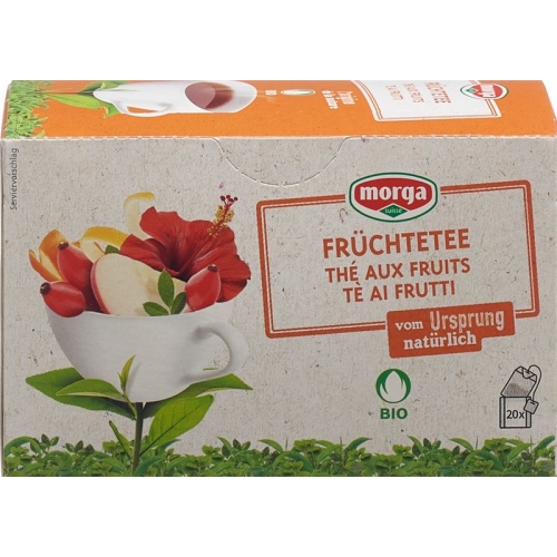 Morga Früchtetee mit Hülle Bio Knospe Beutel 20 Stück buy online