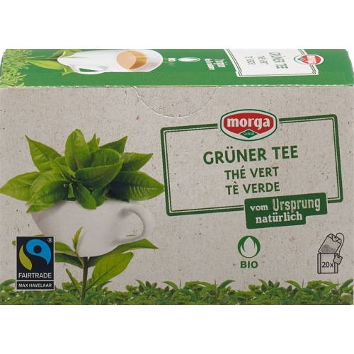 Morga Grüner Tee mit Hülle Bio Fairtr Knos 20 Stück buy online