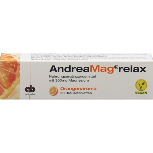 Andreamag Relax Brausetabletten Orangenaroma 20 Stück buy online