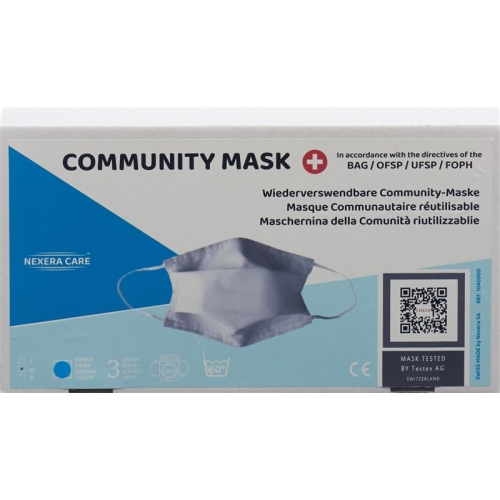 Nexeracare Community Mask Testex M Blau 3 Stück buy online