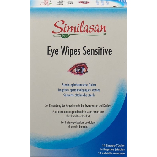 Similasan Eye Wipes Sensitive sachet 14 pieces buy online