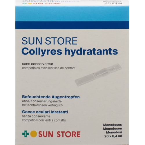 Sun Store Befeuchtende Augentropfen 20x 0.4ml buy online